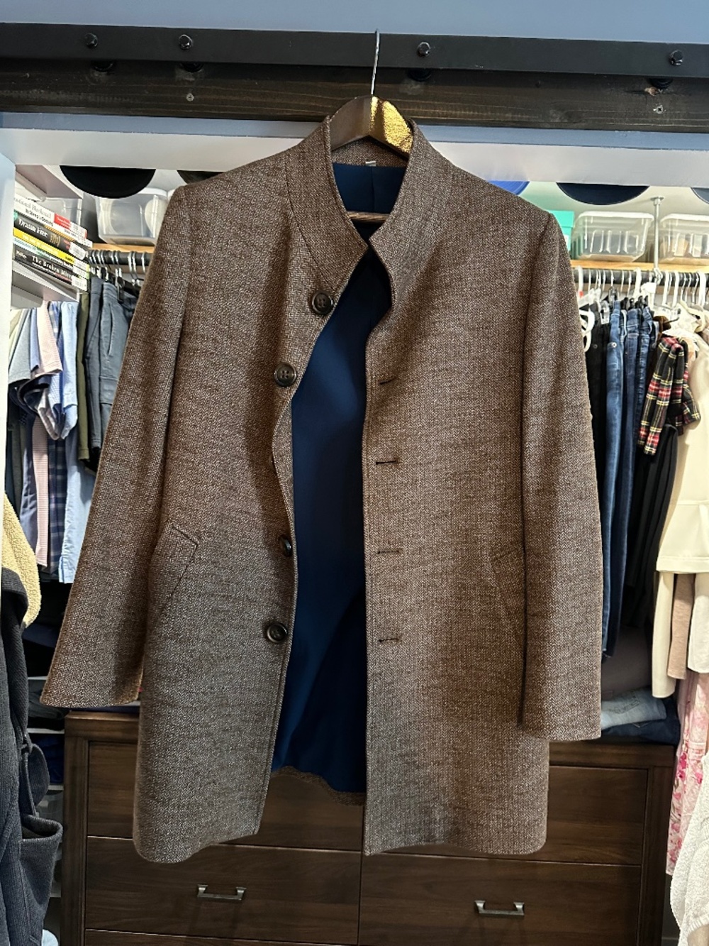 State & Liberty 5 Button Overcoat, NWT